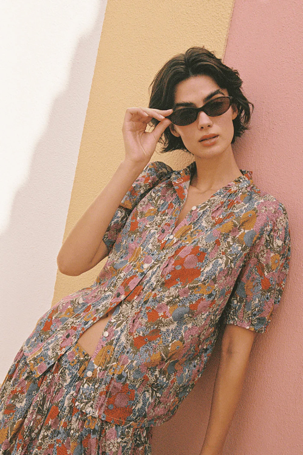 Mira Blouse in Delicate Tilia