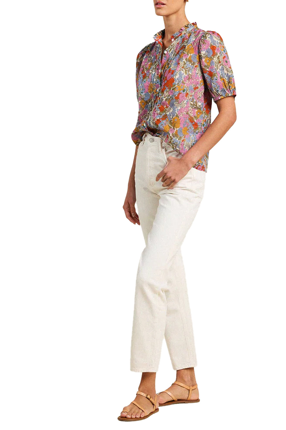 Mira Blouse in Delicate Tilia