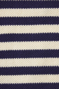 Cleo Sweater in Antique White Navy Stripe