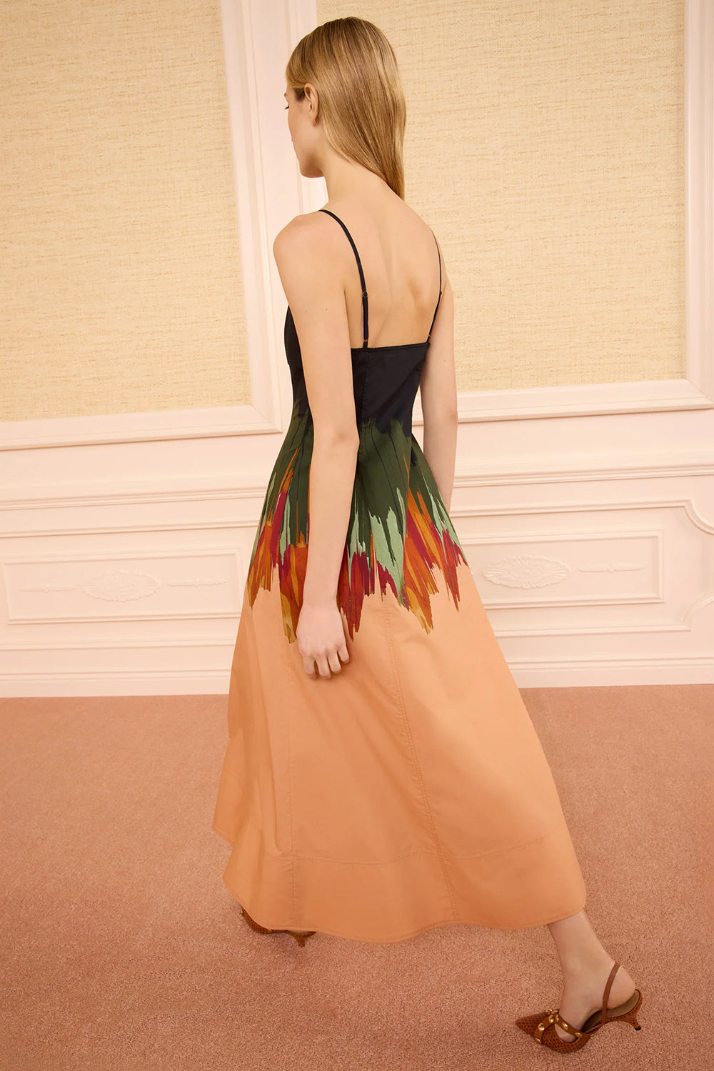 Fiora Cami Cotton Dress in Agate