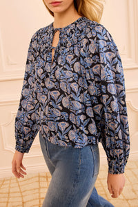 Florelle Cotton Blouse in Zinnia
