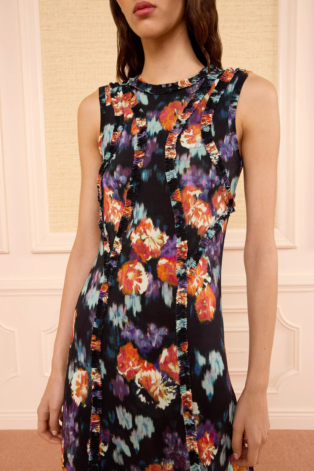 Isabelle Jersey Dress in Nocturne
