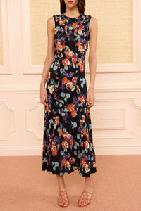 Isabelle Jersey Dress in Nocturne