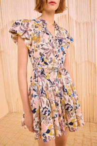 Izel Mini Dress in Magnolia