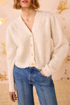 Kira Alpaca Cardigan in Cowrie