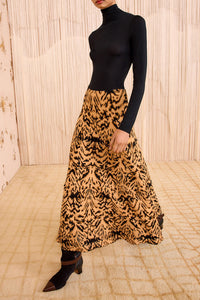 Lani Jacquard Knit Skirt in Bengal