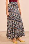 Marceline Multicolor Long Skirt in Oasis