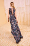 Marguerite V-Neck Gown in Nocturne