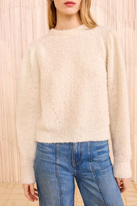 Romily Alpaca Long Sleeve Pullover in Cowrie
