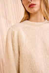 Romily Alpaca Long Sleeve Pullover in Cowrie