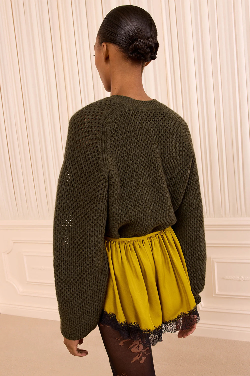 Ronan Knit Pullover in Militaire
