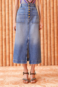 Olina Skirt in Bellflower