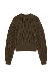 Ronan Knit Pullover in Militaire