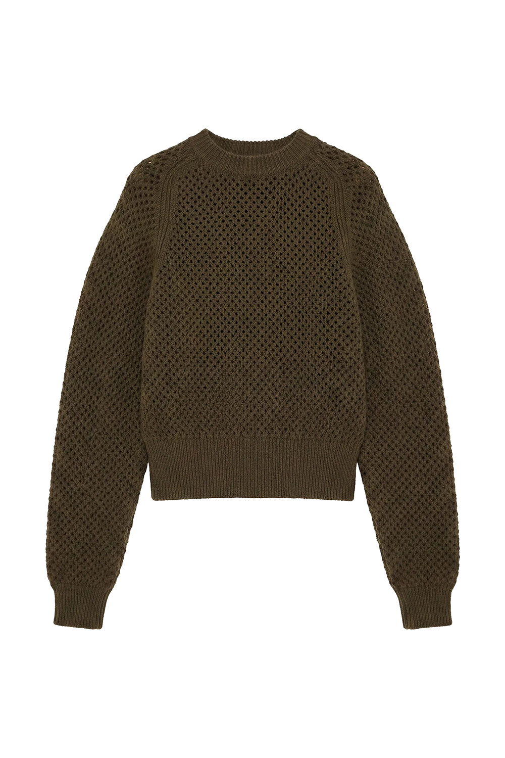 Ronan Knit Pullover in Militaire