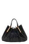 Isadora Mini Ruched East West Tote in Nior