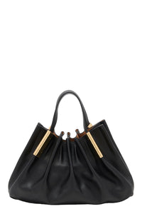 Isadora Mini Ruched East West Tote in Nior