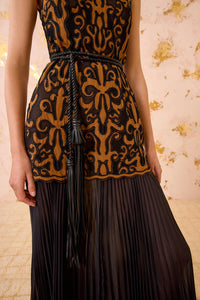 Tassel Belt in Noir