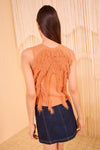 Bonnie Sleeveless Knit Top in Tulip