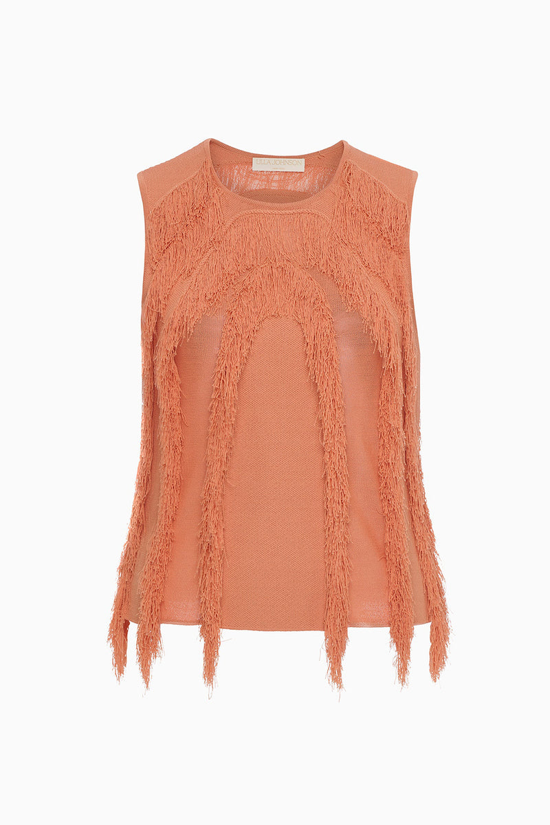 Bonnie Sleeveless Knit Top in Tulip