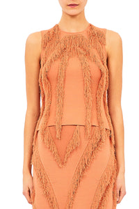 Bonnie Sleeveless Knit Top in Tulip