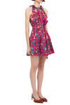 Brienne Dress in Ruby Flora