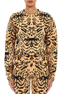 Cade Jacquard Knit Long Sleeve Pullover in Bengal