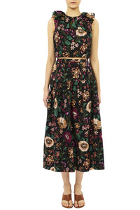 Gracie Sleeveless Cotton Top in Dahlia