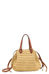 Gio Raffia Crossbody in Natural