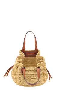 Gio Raffia Crossbody in Natural