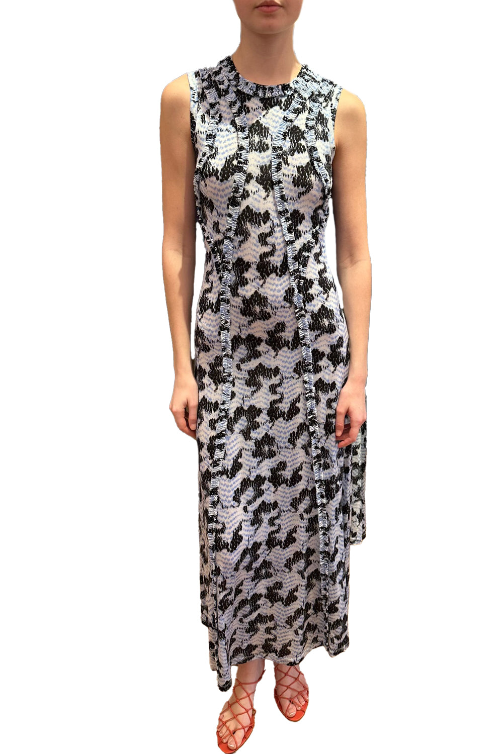 Isabelle Jersey Dress in Ciel