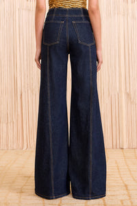 The Delphine High Rise Jean in Tigris