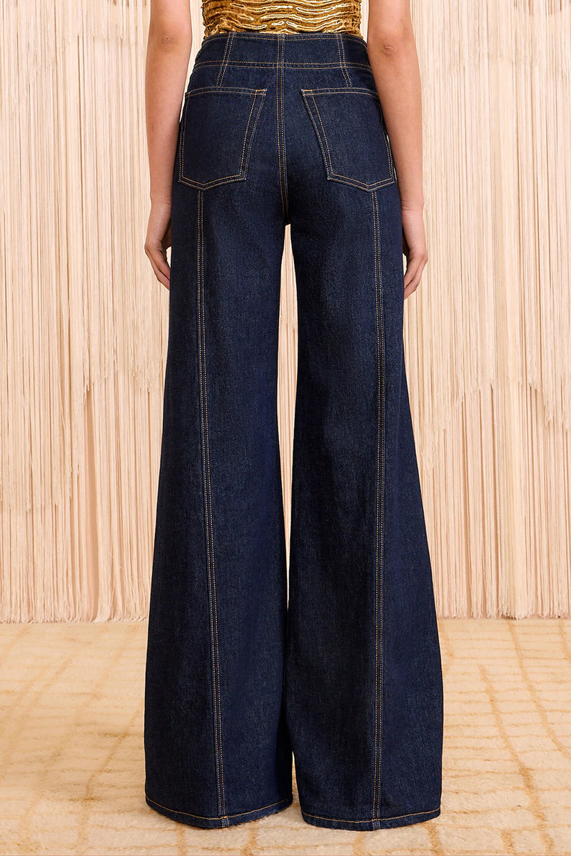 The Delphine High Rise Jean in Tigris