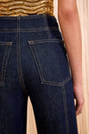 The Delphine High Rise Jean in Tigris