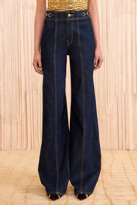 The Delphine High Rise Jean in Tigris