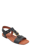 Mimi Ring Sandal in Black