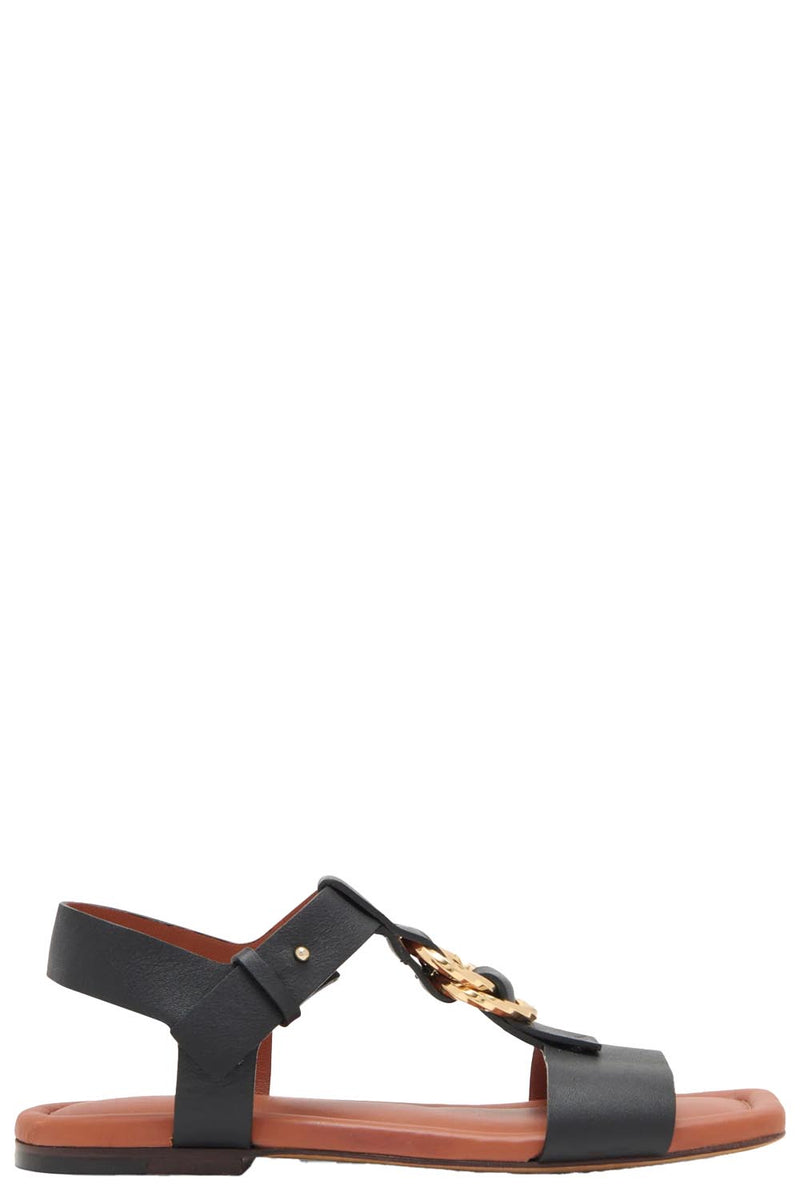 Mimi Ring Sandal in Black