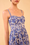 Nadine Cami Midi Dress in Ocean