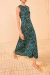 Orla Sleeveless Midi Dress in Verde