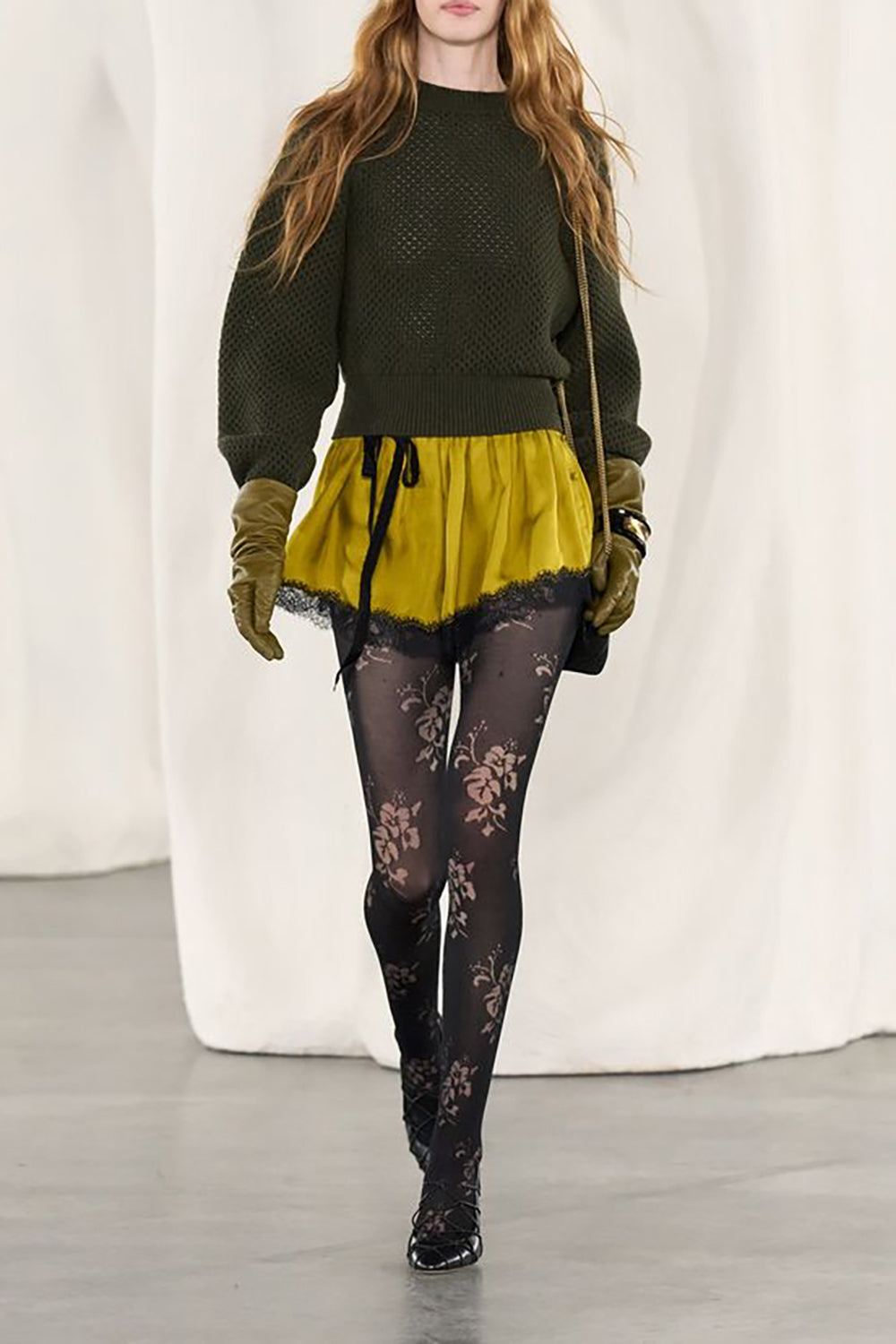 Ronan Knit Pullover in Militaire