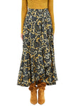 Sabina Faux Wrap Skirt in Luna