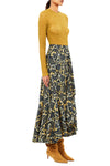 Sabina Faux Wrap Skirt in Luna