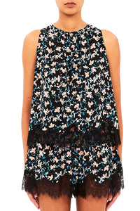 Sierra Halter Neck Top in Nocturne