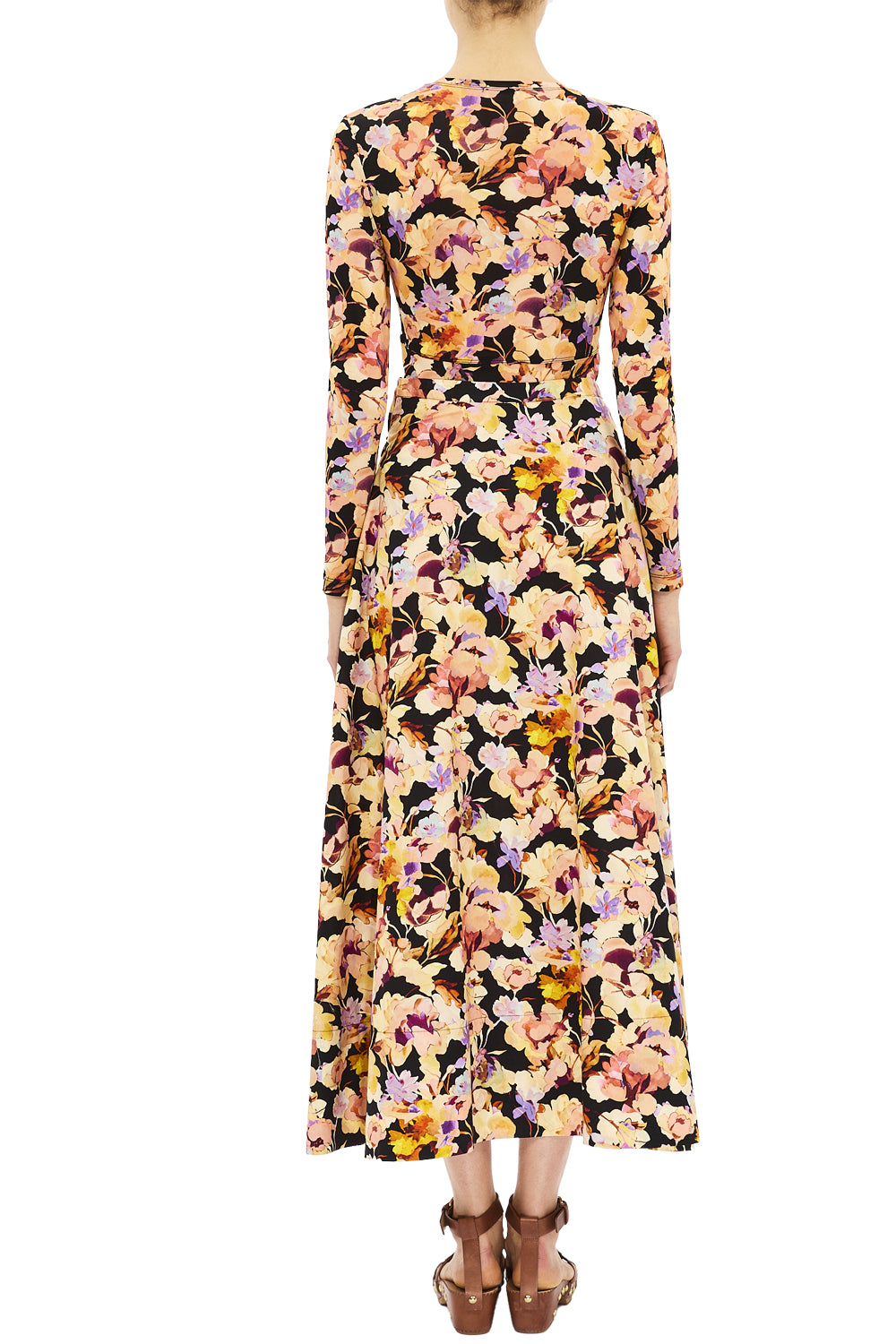 Sophea Cotton Skirt in Night Bloom