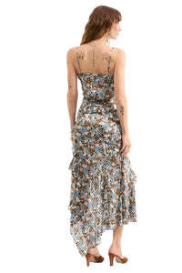 Avenel Dress in Lake Mist Multi