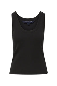 Birke Scoopneck Tank in Black