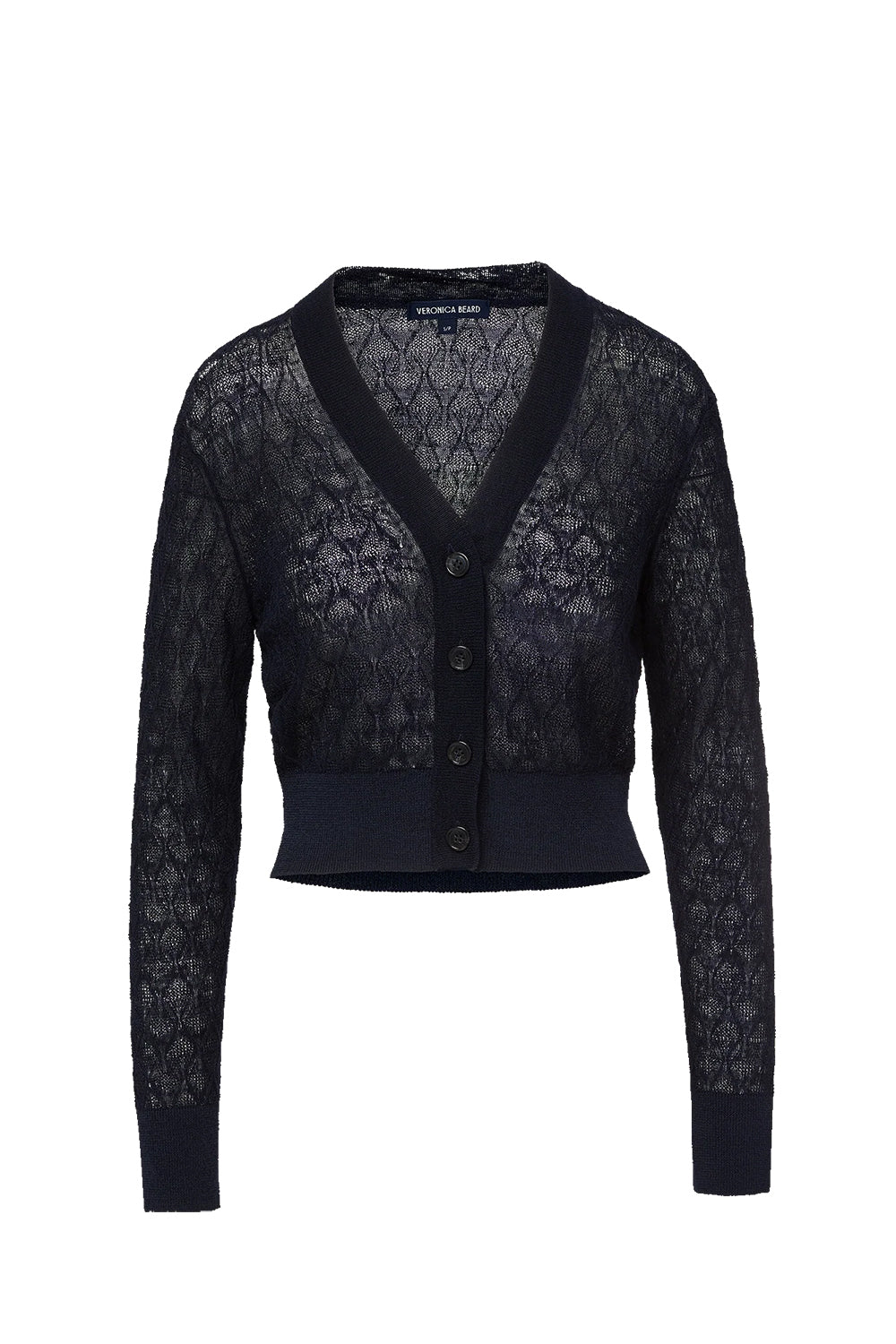 Ingraham Linen Cardigan in Navy