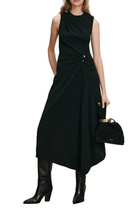 Freja Brooch Midi Dress