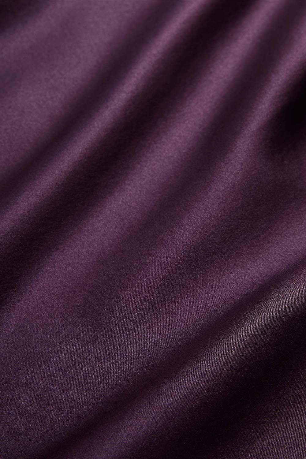 Tam Silk Sleeveless Top in Dark Eggplant