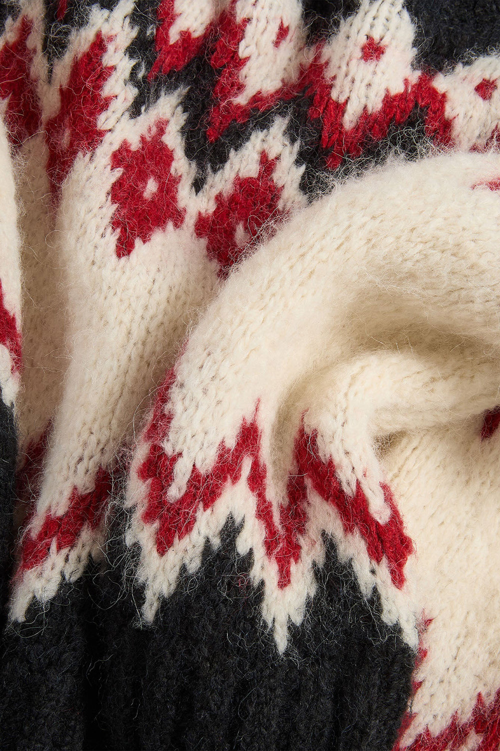 Jessalynn Fair Isle Sweater in Oatmeal Melange Multi