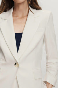 Battista Dickey Jacket in Dove White